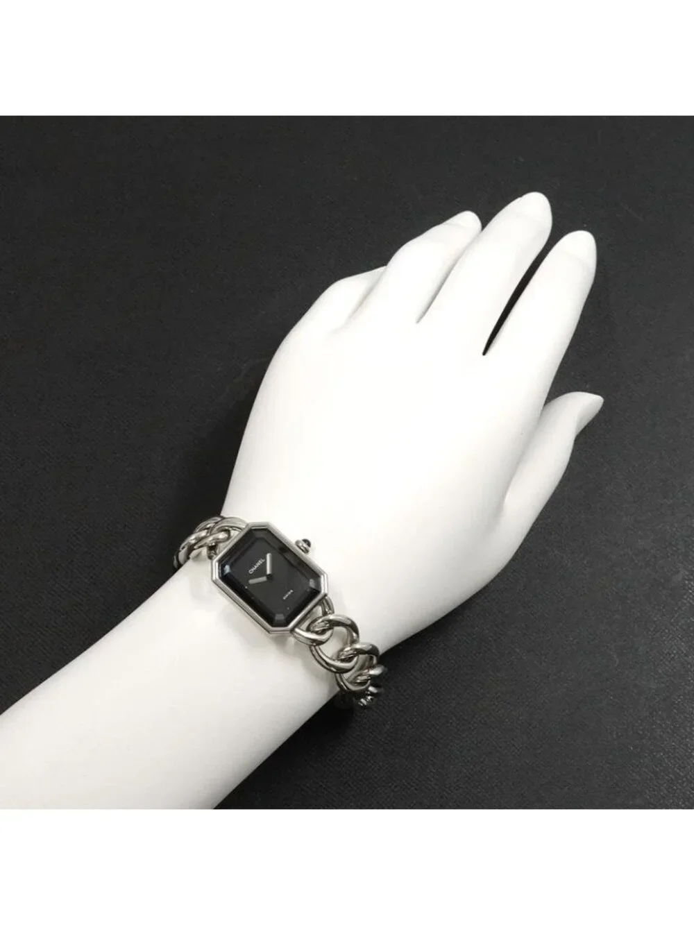 Chanel Premiere M Vintage Watch Black Quartz - Picture 3 of 6